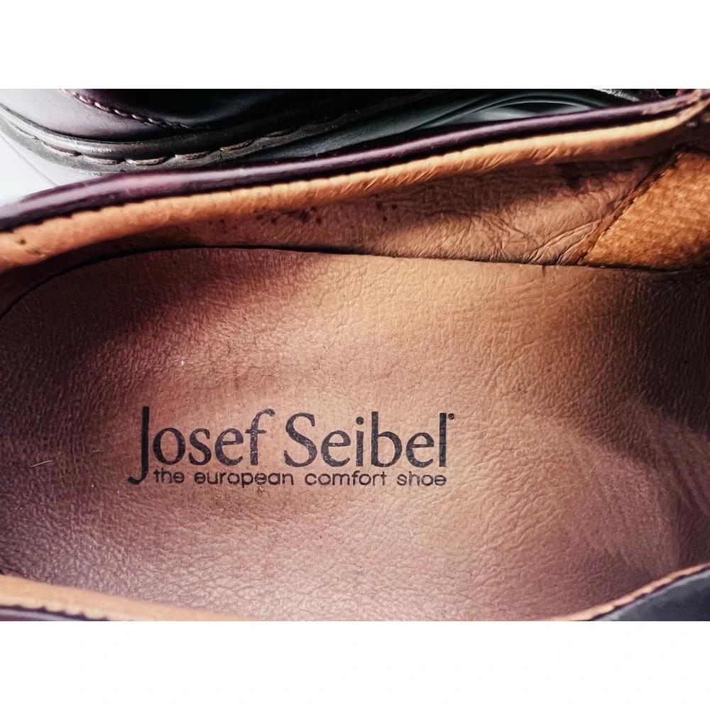 Josef Seibel Men's 43 (US 9.5-10) Steven Brown Leather Fisherman-Style Sandals